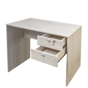 ESCRITORIO PLATINUM 1,20M 2 CAJONES