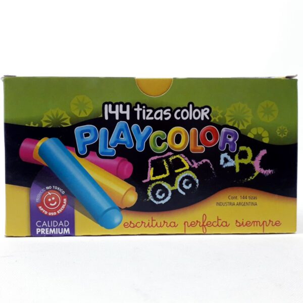 TIZA CAJA X 144 COLOR PLAYCOLOR