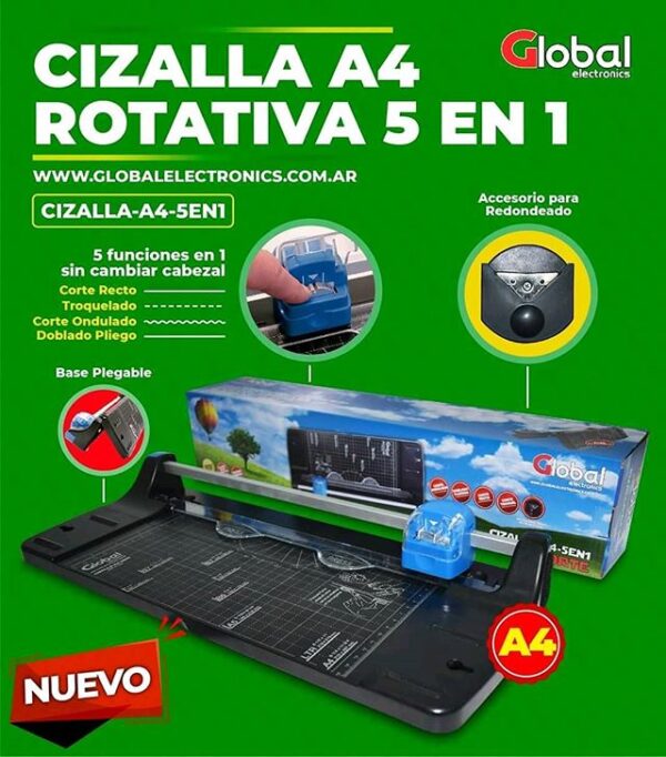 CIZALLA ROTATIVA T.A4 5 EN 1 GLOBAL - Imagen 2