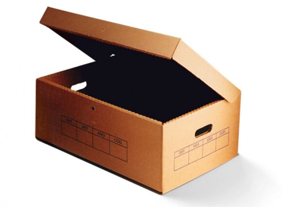 CAJA ARCHIVO CARTON REFORZADO T. CADERONA (8567) 500x345x200mm