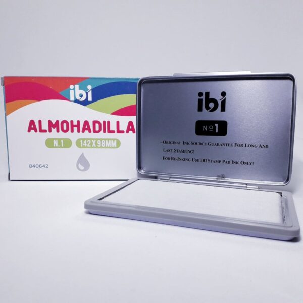 ALMOHADILLA P/SELLOS IBI Nro1 METAL 142X98mm