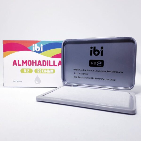 ALMOHADILLA P/SELLOS IBI Nro 2 METAL 122X84mm