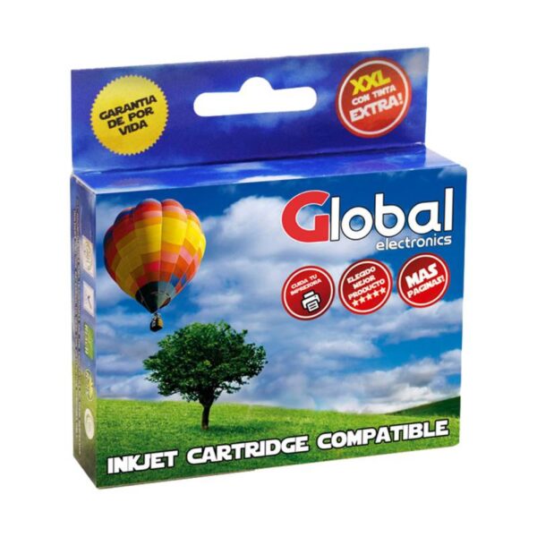 CARTUCHO DE TINTA GLOBAL P/EPSON T206 COLOR 3,4 Mls. ALTA CAPAC