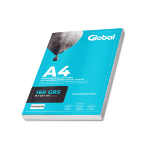 PAPEL FOTOGRAFICO AUTOADHES. TRANSP. A4 160grs. GLOBAL