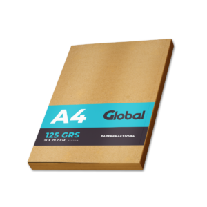 PAPEL KRAFT A4 125 GRS x 100 Hs GLOBAL