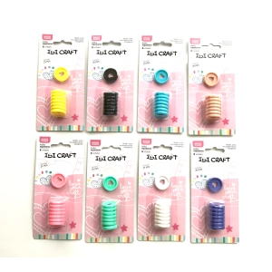 DISCOS DE EXPANSION 24mm CORAZON x 8pcs COLORES ibicraft