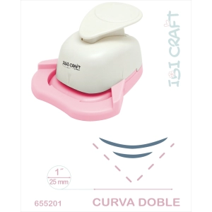 PERFORADOR ESQUINERO 1\" CURVA DOBLE ibicraft cod 655201