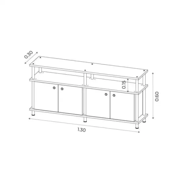 RACK DE TV - R14 NUR - Imagen 2