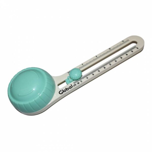 CORTANTE Compás Plástico Para Círculos De 100 A 320Mm De Diámetro Regulable (3 Hojas 80 Grs.) GLOBAL