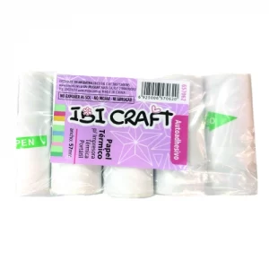 PAPEL P/IMPRESORA ibicraft AUTOADH. x 5 BLANCO 3mts SKU: 657062