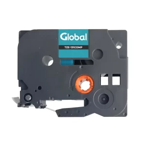 Cinta Rotuladora Compatible Brother TZE Modelos 131/231/431/531/631/731 de 12 mm x 8 mts GLOBAL