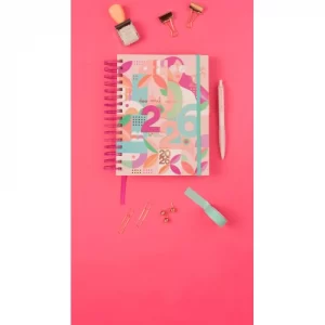 AGENDA DIARIA 400hjs +REGLA+STICKERS (FINANCIERA) ibi 115350