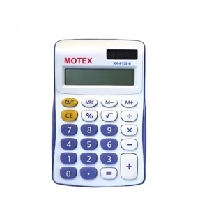 CALCULADORA BOLSILLO MOTEX KK9135-8 AZUL SKU: 073034