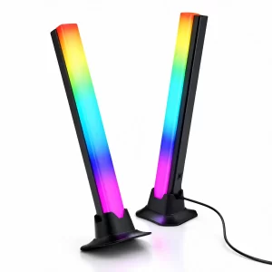 Luces de Ambientación RGB de 42cm Alto x 2 Torres + BT App + Control Remoto IR global