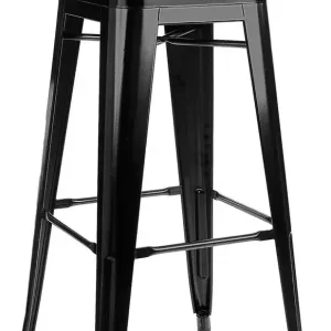 BANQUETA METALICA TOLIX NEGRA