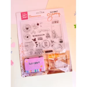 STAMP SET (SELLOS+ALMOHADILLA+BASE) EMPRENDEDOR SKU: 842001
