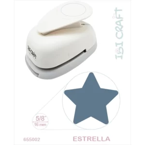 PERFORADORA ARTISTICA 17mm 3/4\" ESTRELLA SKU: 655002