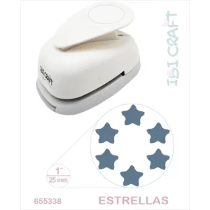 PERFORADORA ARTISTICA 25mm 1\" 6 ESTRELLAS SKU: 655338