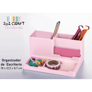ORGANIZADOR IBICRAFT ROSA PASTEL SKU: 990712