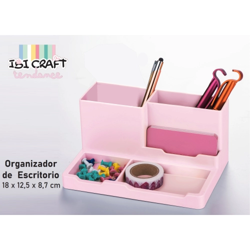 ORGANIZADOR IBICRAFT ROSA PASTEL SKU: 990712