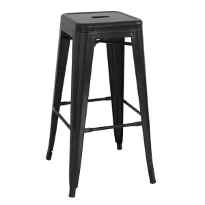 BANQUETA TOLIX METAL NEGRO SATINADO