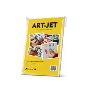 PAPEL FOTOGRAFICO MAGNETICO BR. T.A4 x 10 Hs ART-JET