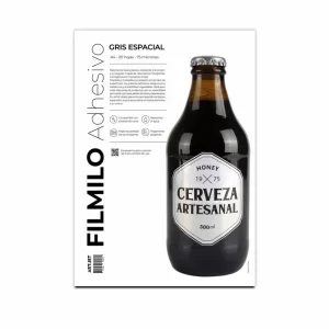 FILMILO ACETATO GRIS ESPACIAL T.A4 x 20 Hs ART-JET