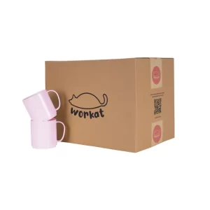 SUBLIMACION TAZA PLASTICA RECTA ROSA CANDY WORKAT ART-JET