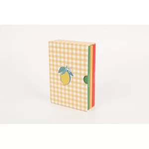 SET 3 CUADERNOS A6 P/JOURNALING CITRIC SKU: 115170