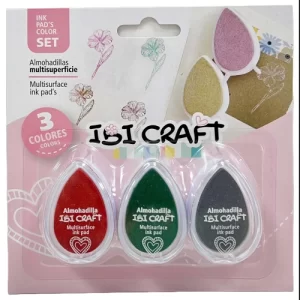ALMOHADILLAS SET 3 COLORES 45x33mm. CLASICOS SKU: 840633