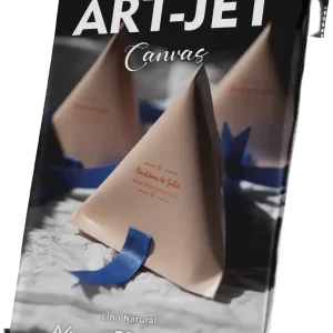 CANVAS TEXTURADO 230g T.A4 x 50 Hs LINO NATURAL  ART-JET