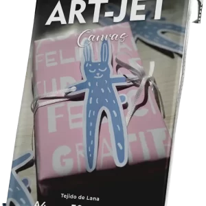 CANVAS TEXTURADO 230g T.A4 x 50 Hs TEJIDO DE LANA  ART-JET