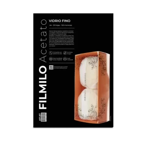 FILMILO ACETATO VDRIO FINO T.A4 x 20 Hs ART-JET
