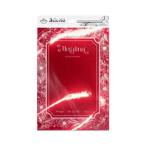 METALINA SIMPLE FAZ 230g ROJO NAVIDAD X 10 hs ART-JET